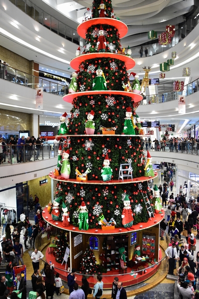 City Centre beirut lighting of the Christmas tree